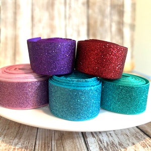 7/8&quot; glitter ribbon,glitter ribbon,ribbon,pink ribbon,hair bow ribbon,pink glitter,red glitter,birthday bow,glitter hair bow,blue hair bow