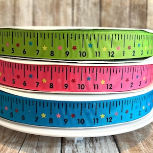 20x20cm Schleifenband, Schule Schleifenband, Ripsband, Schleifenband, Schulband, Lineal, Schulband, Lineal, Schulband, Lineal