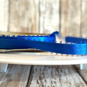 3/8&quot; blue satin trim ribbon,satin ribbon,ribbon,ribbon by the yard,blue ribbon,Blue trim,blue hair bow, blue corsage ribbon,blue corsage