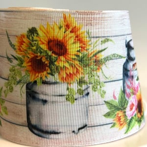 3 &quot;fita de gorgorão floral, fita de gorgorão, fita floral, fita de flor, fita de pedreiro, fita, fita de primavera, fita de verão, fita rosa, girassol