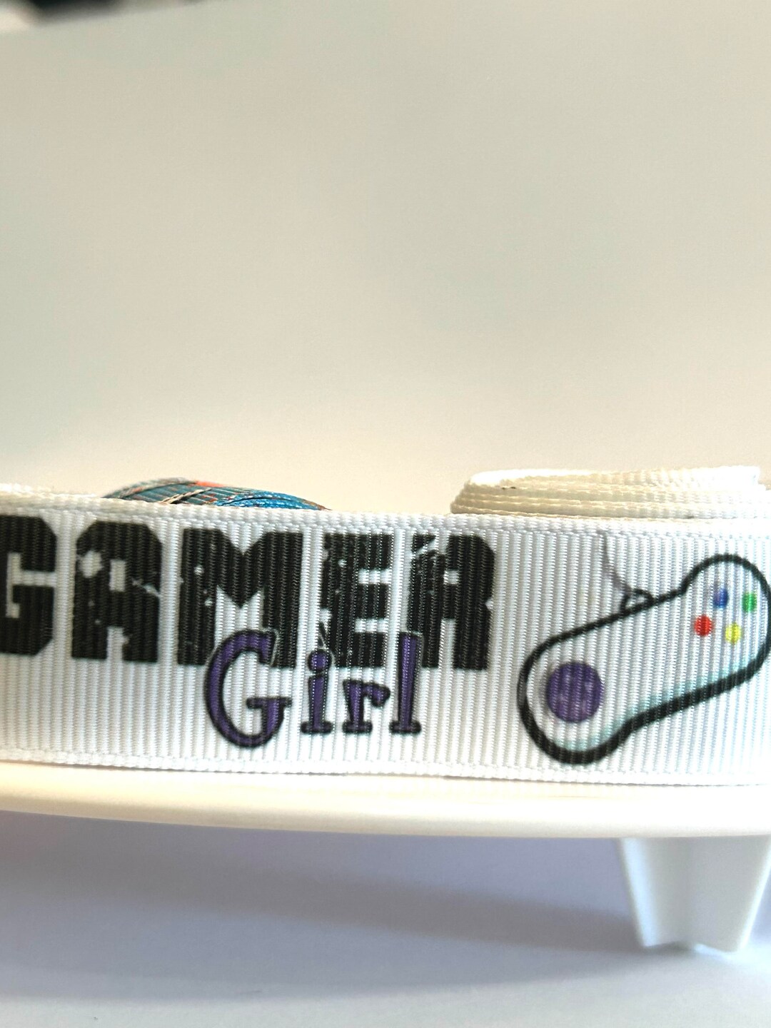 7/8 Gamer Girl Grosgrain Ribbon,ribbon,grosgrain Ribbon,sus Ribbon ...