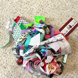 Scrap Ribbon Grab Bag 25 pieces Choose theme scrap ribbon grab bag many colors and designs, scrap ribbon,grab bag,USDR ribbon,mixed ribbon.