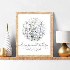 Mappa della casa personalizzata, regalo di inaugurazione della casa, regalo della prima casa, regalo degli agenti immobiliari
