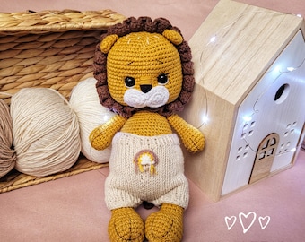 Crochet Lion Amigurumi Pattern: Easy Safari Animal Tutorial (PDF)