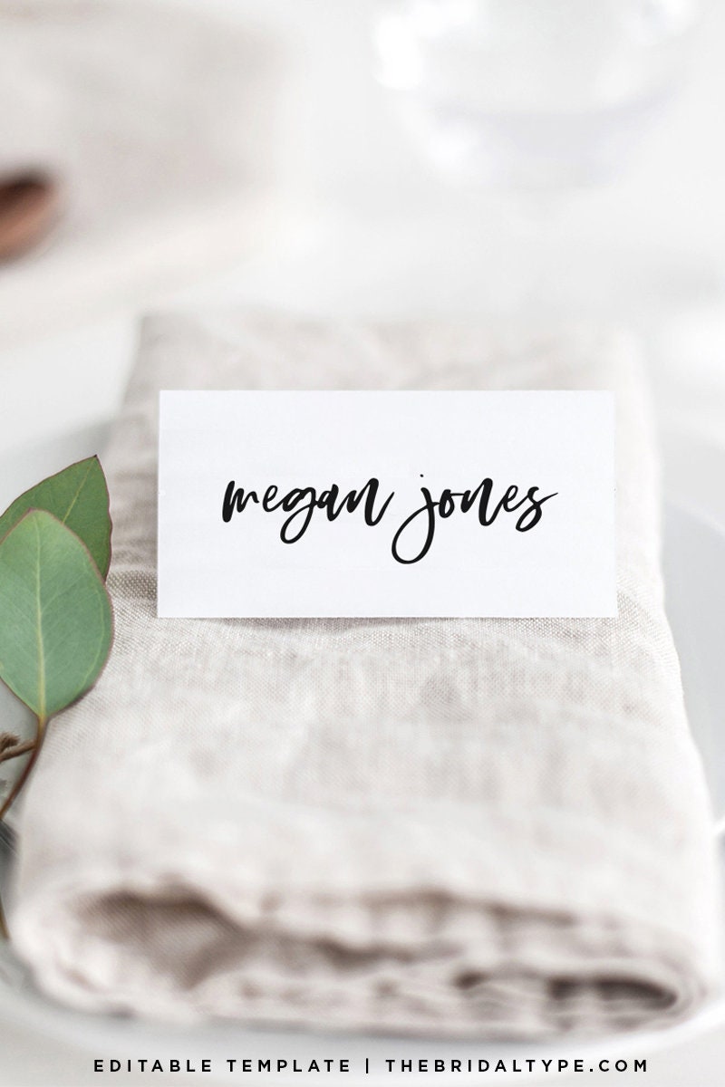 Wedding Table Names TEMPLATE Table Name Cards Calligraphy - Etsy Australia