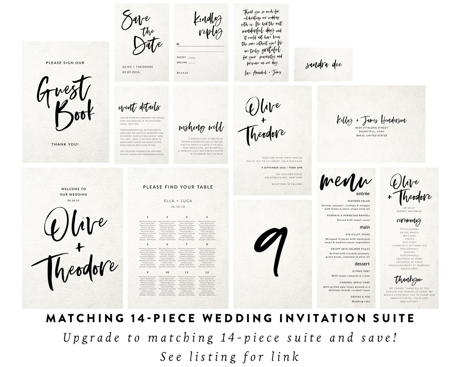 Wedding Table Names TEMPLATE Table Name Cards Calligraphy - Etsy Australia