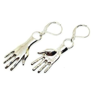 Hand Earrings Silver Gold Hand Earrings Drop Dangle Hand Earrings Mexican Jewelry Frida Earrings Girl Birthday Gift Frida Inspired Jewelry