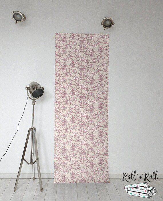 Floral pattern Magnolia tree wall mural Pink flowers wallpaper #135 Magnolia wallpaper