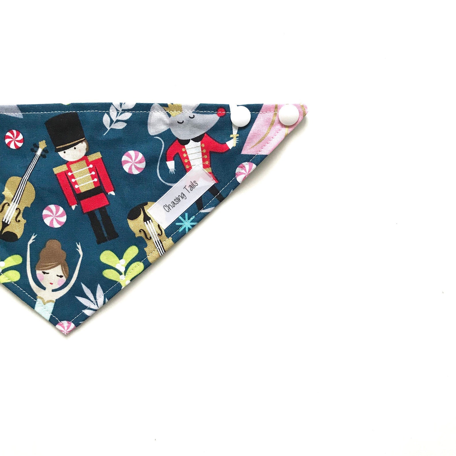 nutcracker ballet pet bandanna dog bandanna cat bandanna snap bandanna