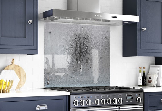etched glass backsplash