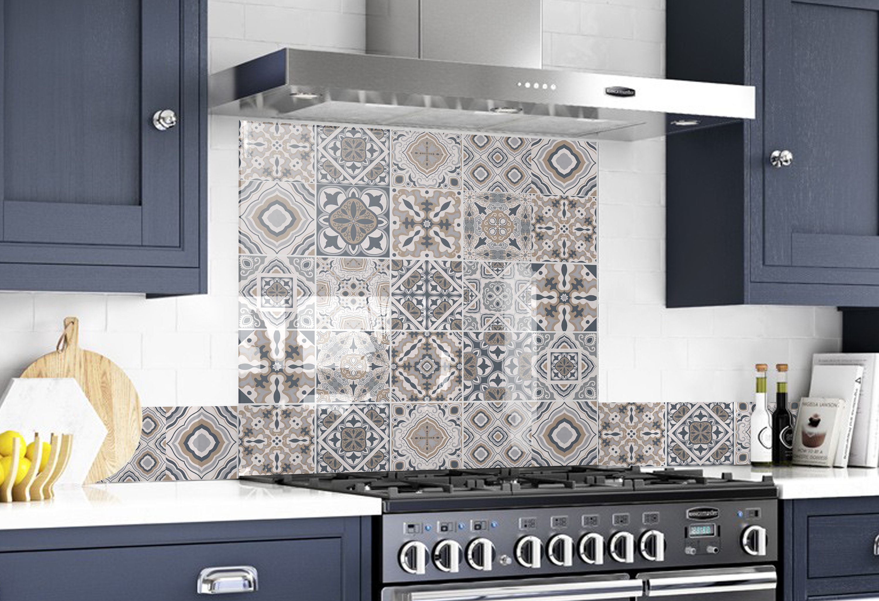 Glass Tile Kitchen Backsplash Behind the Stove Decor Solid - Etsy.de Glass Tile Kitchen Backsplash Behind the Stove Decor Solid - Etsy.de