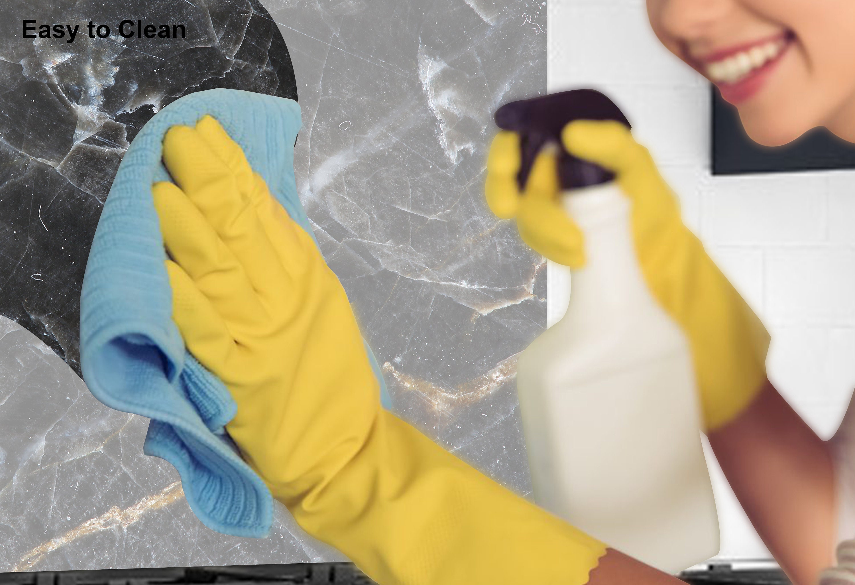 Espalda de mármol salpicaduras de vidrio sólido detrás de la | Etsy