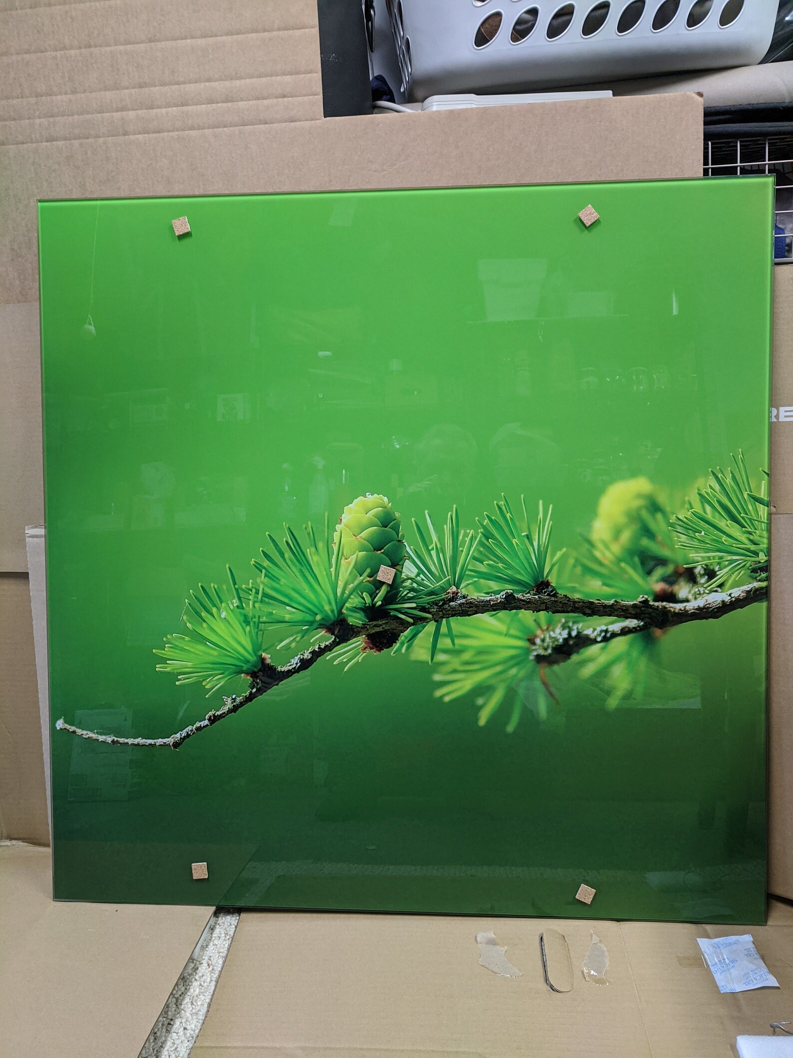 Glass Art Kitchen Wall Decor Modern Kitchen Backsplash Etsy