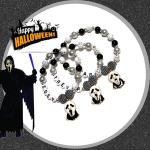 Personalized Halloween Ghost Charm Bracelet: DIY Costume Party Favor