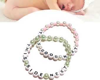 Personalized Breastfeeding Reminder Bracelet, Customizable Design, Nursing Jewelry, New Mom Gift, Baby Shower Gift, Breastfeeding Tracker