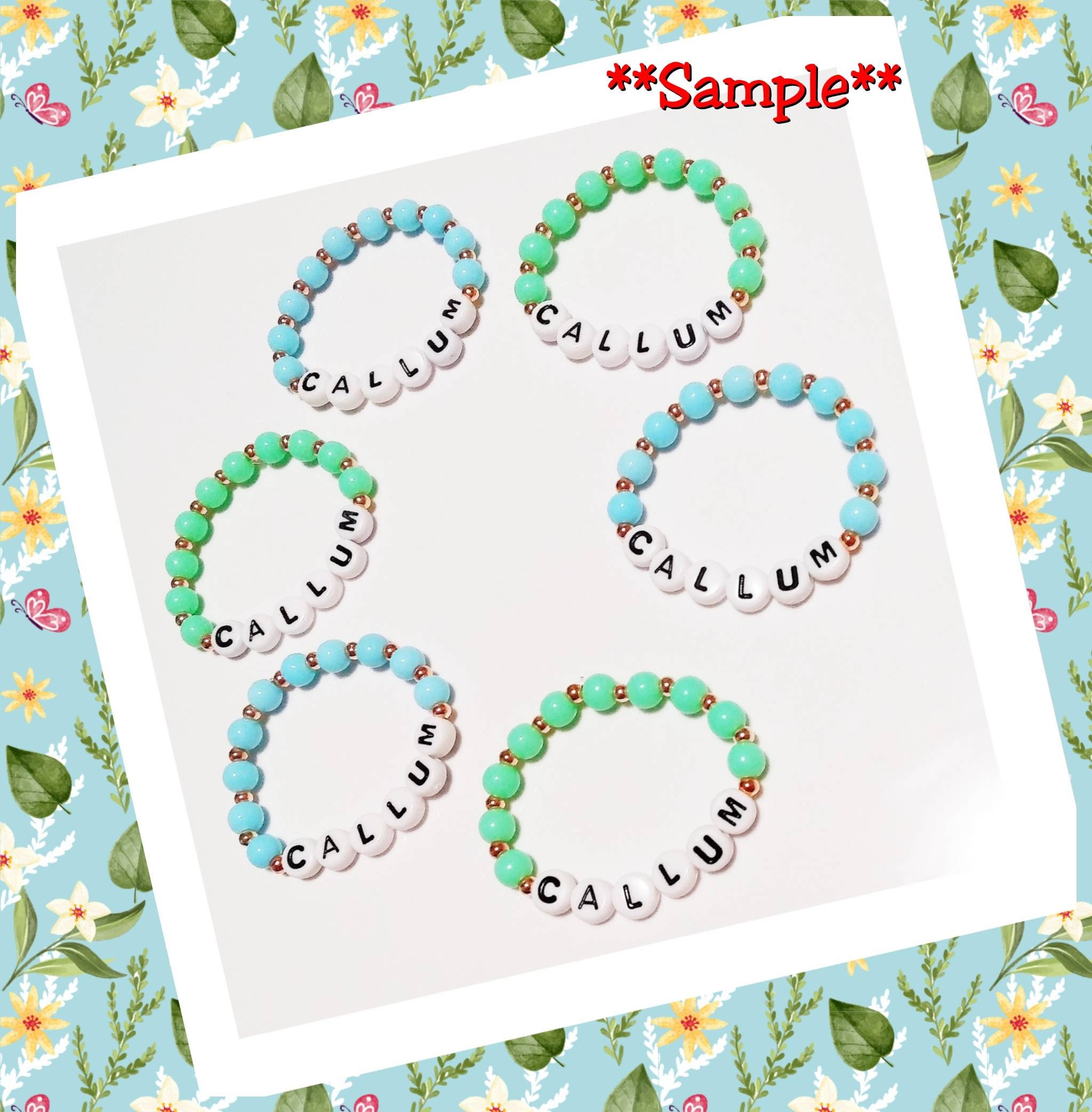 Personalized Identification BraceletName BraceletBaby Etsy