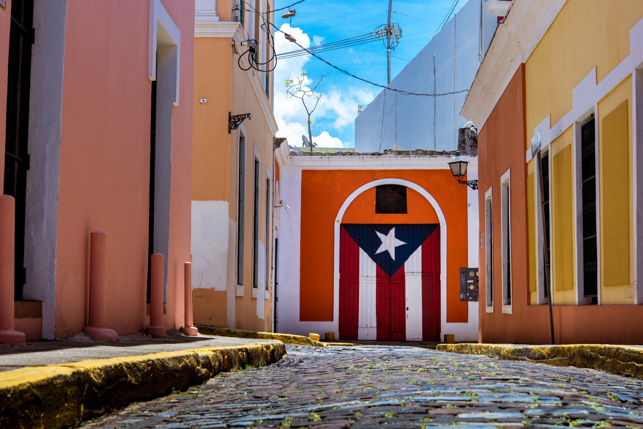 Puerto Rico Flag Secrets of Old San Juan Photo Prints Etsy.de