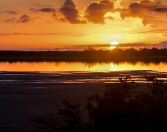 Sunrise in Cabo Rojo Panorama Photo Prints