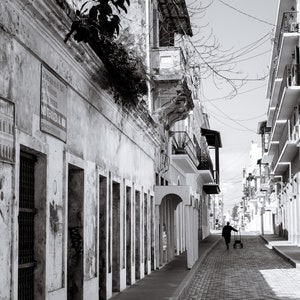 Black & White Old San Juan photo prints