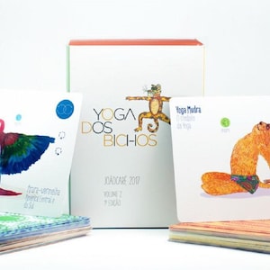 Yoga-Deck, Band II, Yoga für Kinder, Yoga Bugs 77 Buchstaben des Yoga, Asana, Pranayama, Portugiesisch, Kinder-Yoga, Yoga-Kartensatz