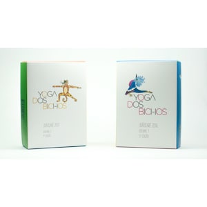 Combo Decks I und II, Yoga für Kinder, 165 Buchstaben des Yoga, Lernspiel, Kinder Yoga, Yoga-Asana, Pranayama, Karte