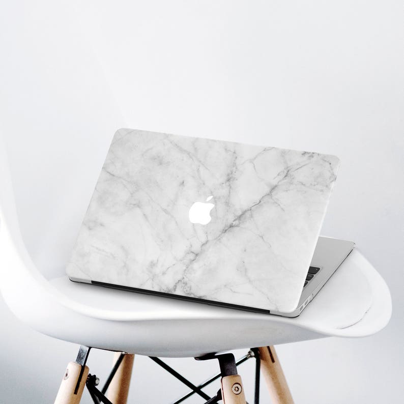Marble Macbook case Marble Macbook air 13 case White Macbook Etsy