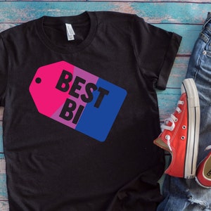 Bisexual Shirt | Best Bi | Funny Pun Lover Bi Pride LGBT Community Gift