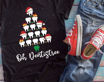 Christmas Dentist Shirt | Oh Dentistree | Funny Xmas Dental Practitioner Gift