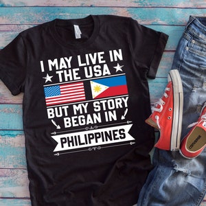 Filipino American Pride T-Shirt: Philippines Culture Gift