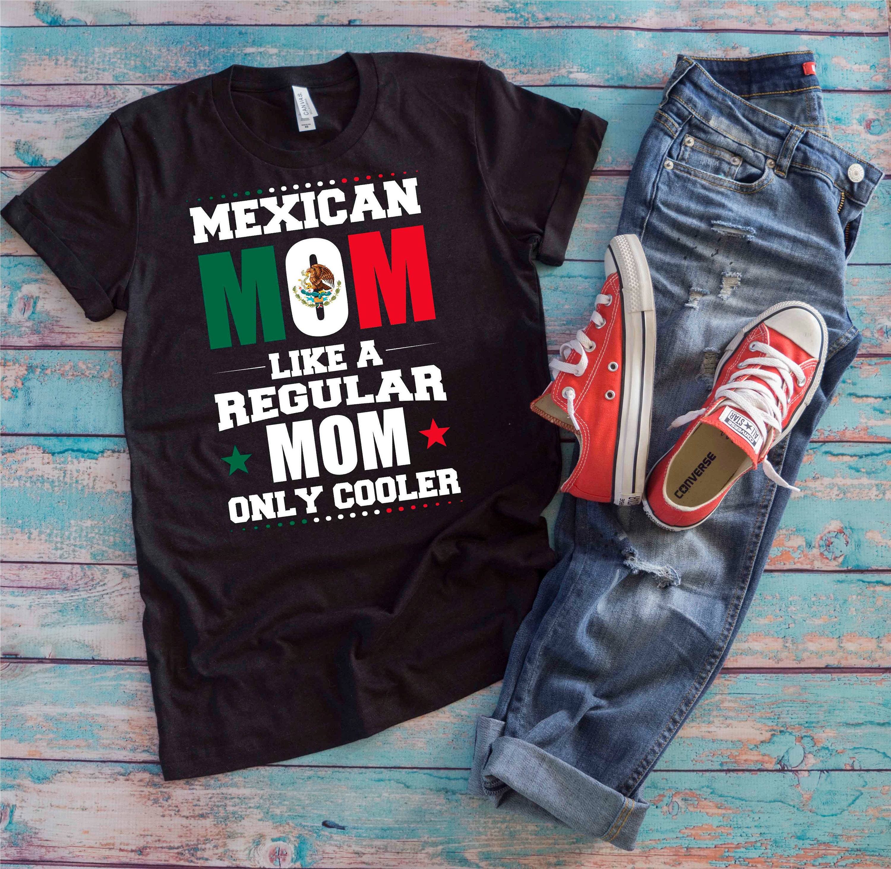 Mexican Mom Like A Normal Mom Only Cooler Poster for Sale by