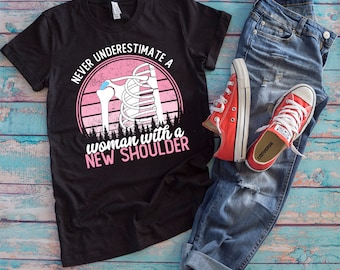 Shoulder Surgery Shirt | Post Op Get Well Soon Surgery Recovery Gift