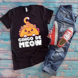 Cinco De Meow Funny Cat Lover Cinco De Mayo Tacocat Costume mexicain Food Party