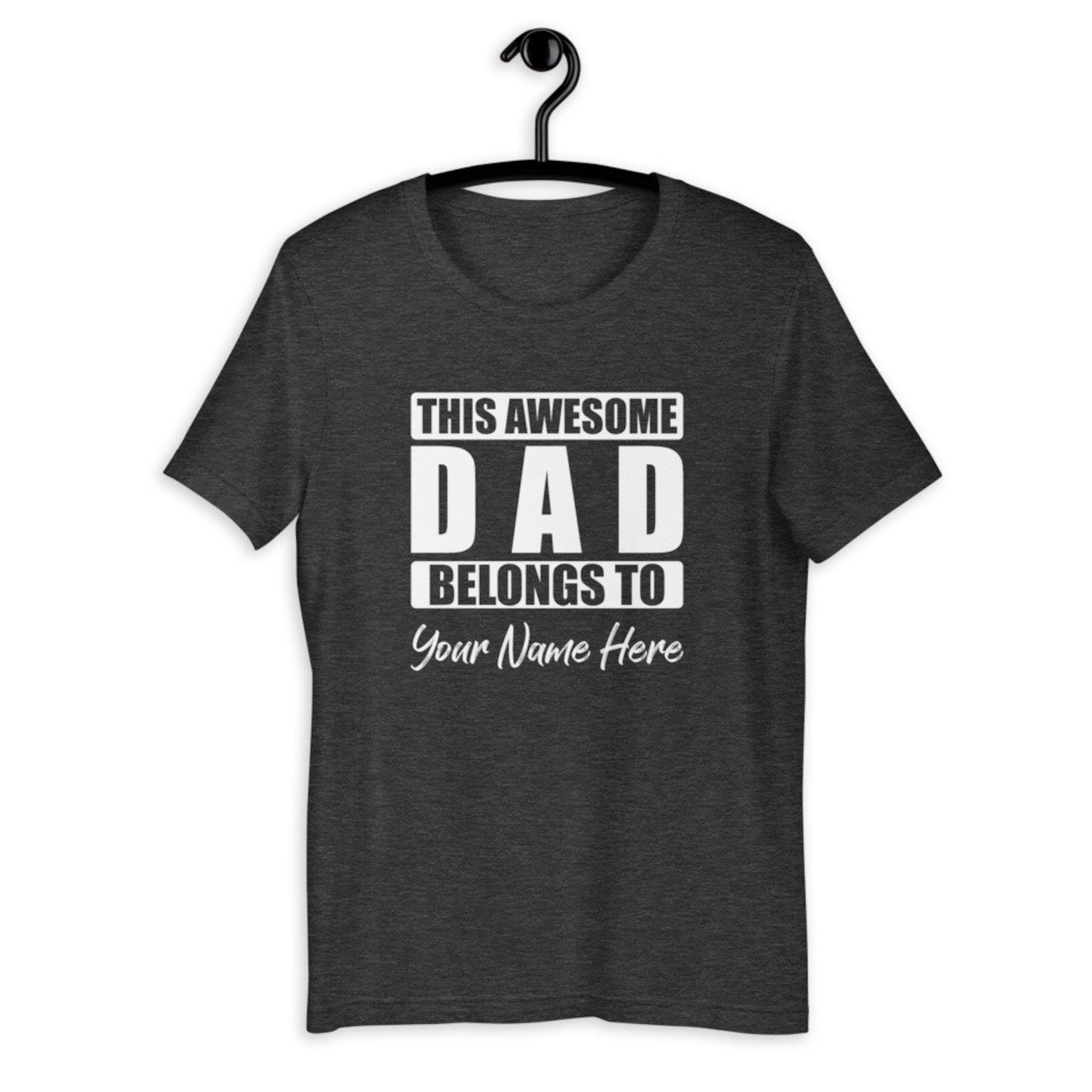 This Awesome Dad Belongs to Shirt Personalized Dad Gift - Etsy