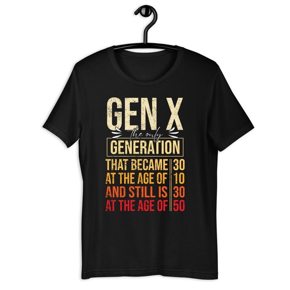 70's80's GENERATION X Tシャツ Generation X Shirt | Gen-exers 60s 70s 80s Funny Gen X Gifts - Etsy