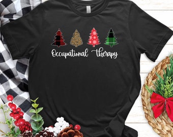 Christmas OT Therapist Shirt | Occupational Therapy | Funny Xmas Healthcare System Gift