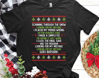 Christmas Programmer Shirt | Funny Software Developer Coding Xmas Gift