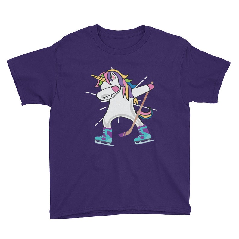 Download Dabbing Unicorn With A Hockey Stick Unicorn Sports Youth ...