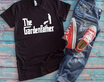 Gardening Dad Shirt | The Gardenfather | Funny Horticulturist Gardener Gift