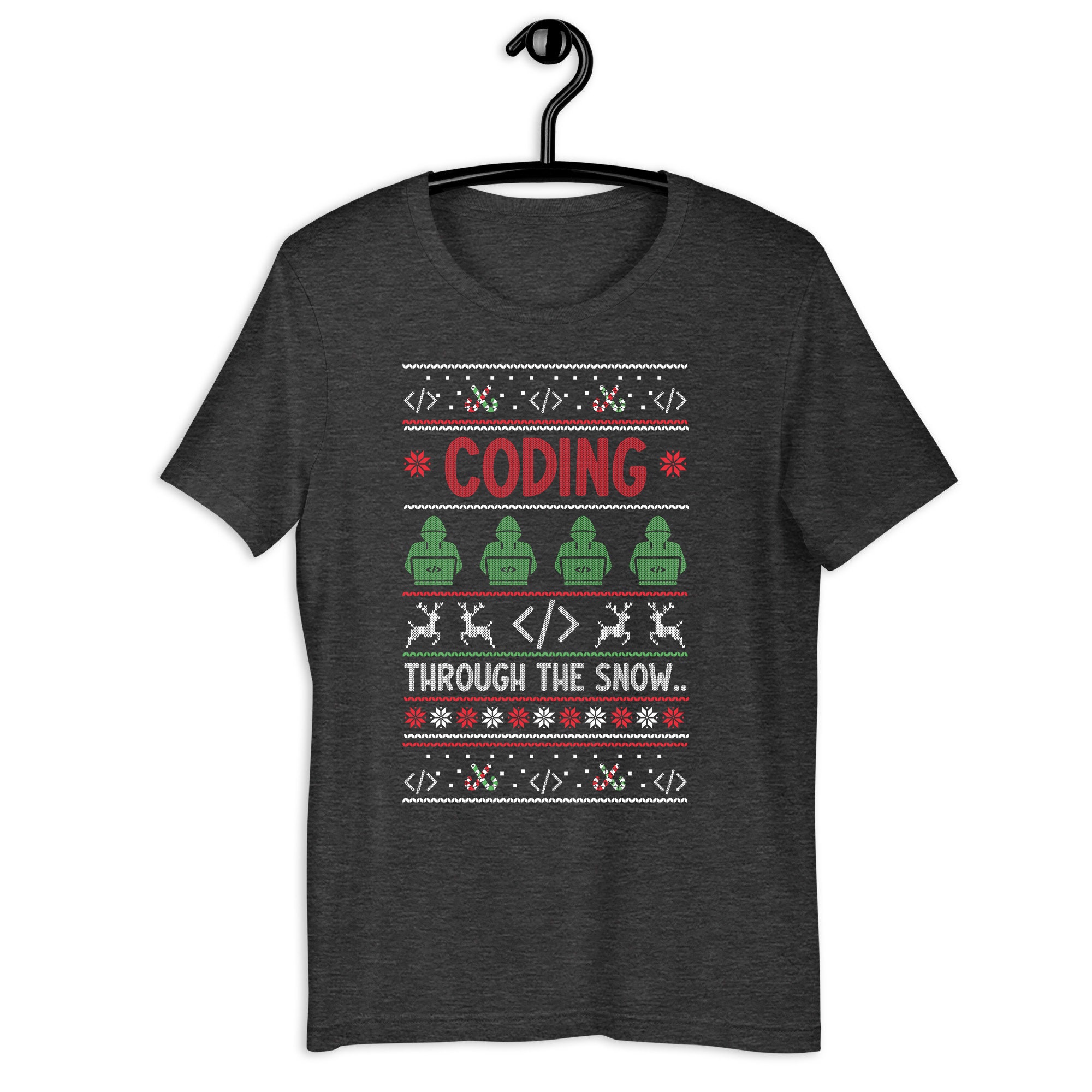 Christmas Programmer Shirt | Coding Through the Snow | Xmas Computer ...