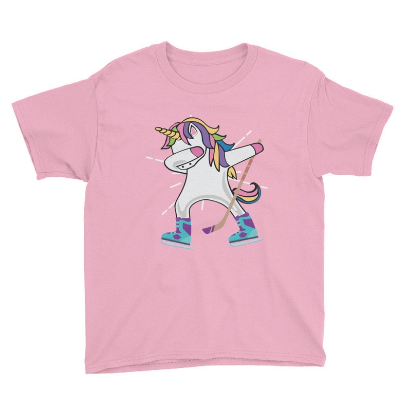 Download Dabbing Unicorn With A Hockey Stick Unicorn Sports Youth ...