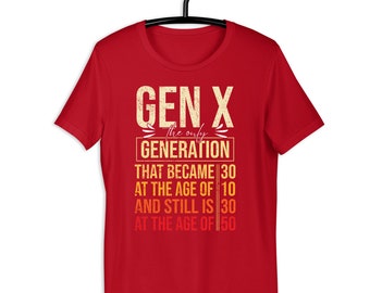 Generation X Shirt | Gen-exers 60s 70s 80s Funny Gen X Gifts - Etsy