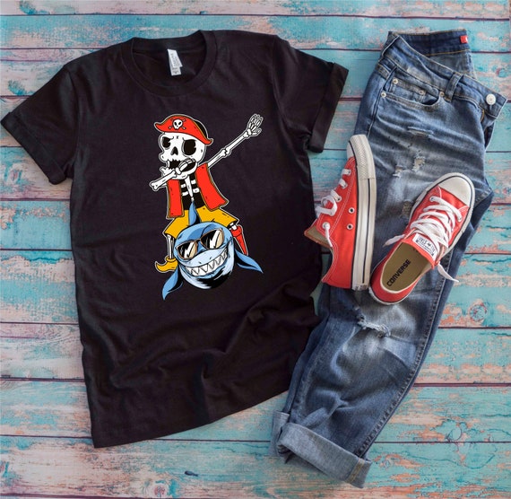 Pirate Dab Pose Shark Shirt Pirate Dab Pose Shark Shirt