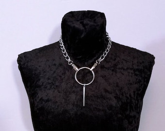 O Ring Necklace Etsy Uk