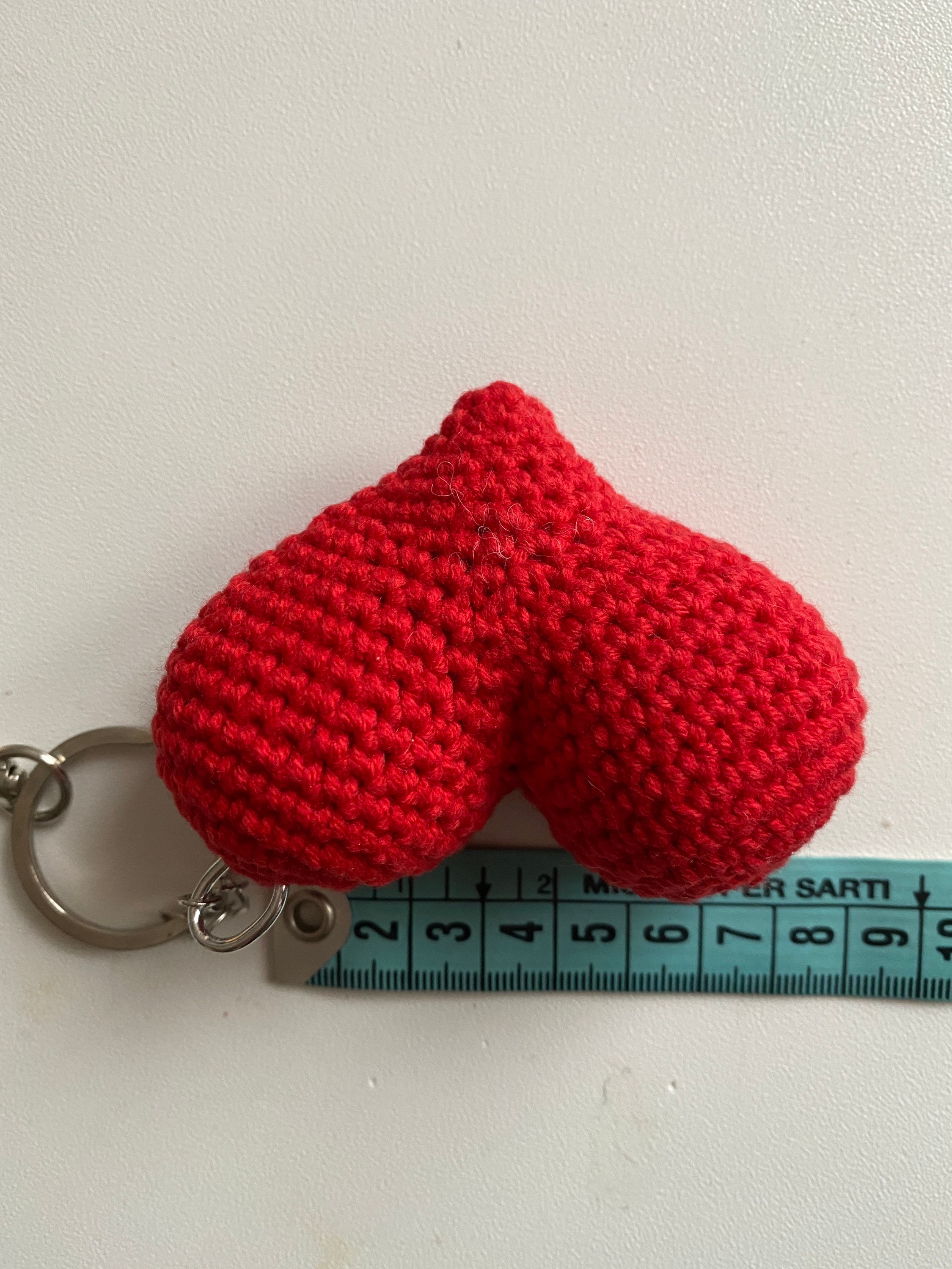 Portachiavi a forma di CUORE❤️ Idea regalo perfetta per S