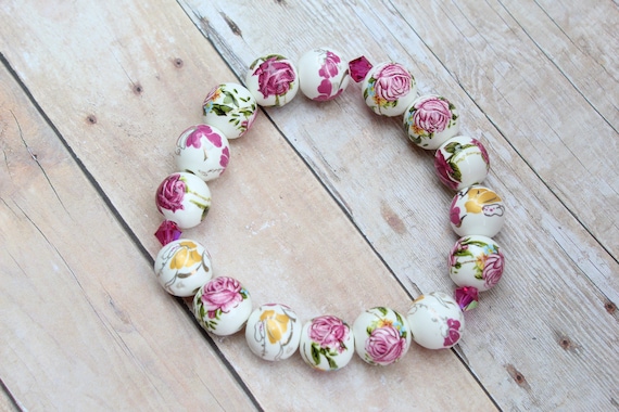 Ceramics ACCENT DESIGN 1 1//4/" Resin Victorian ROSE /& RIBBON Crafts Jewelery