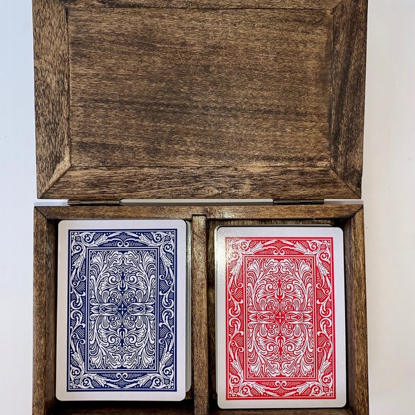 Double Deck Playing card box