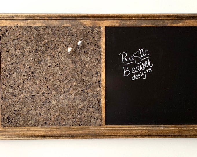 Cork/chalk Message Board Etsy