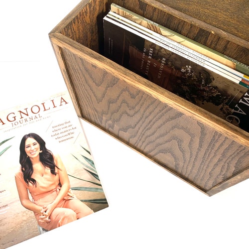 Wood Hanging File Box Etsy