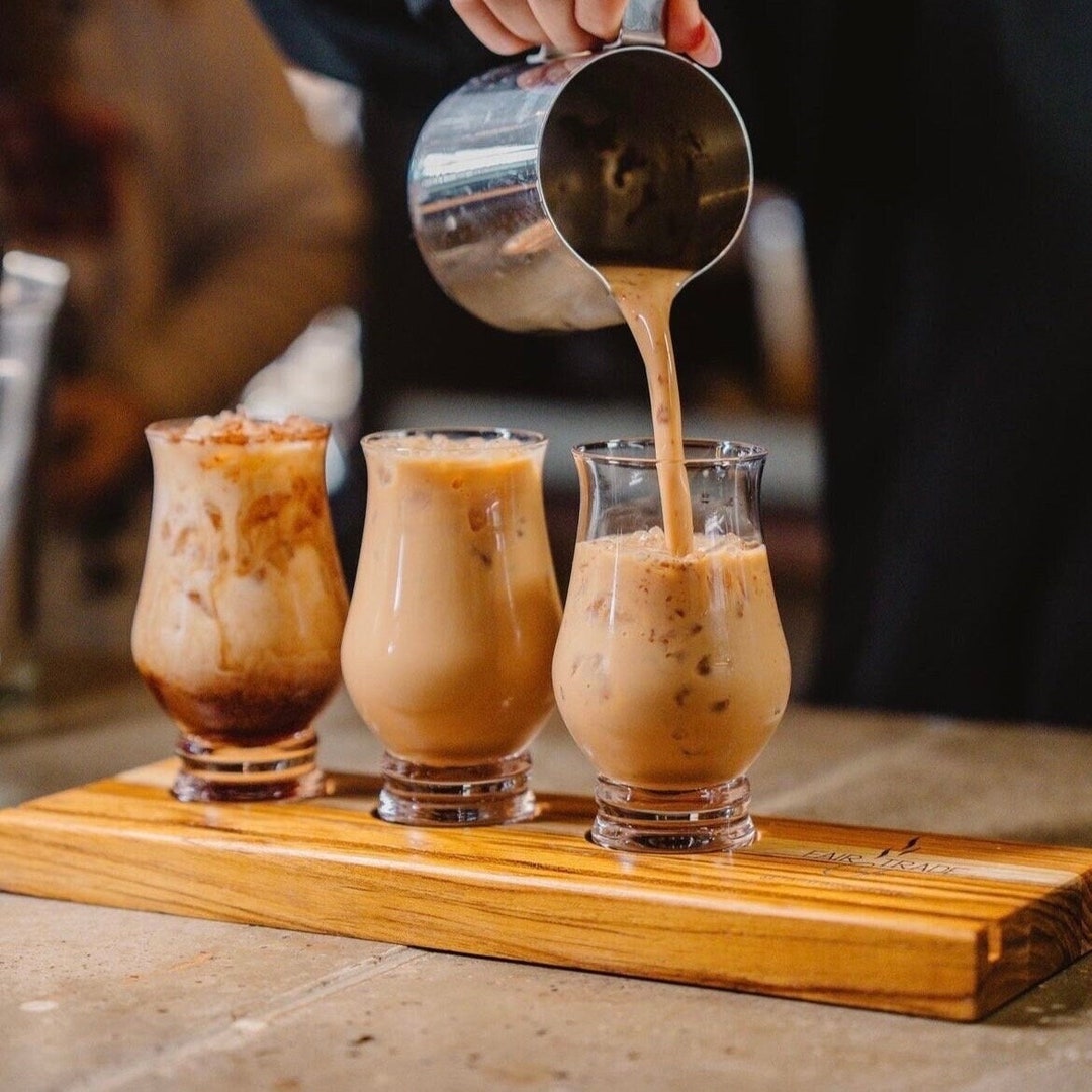 Whiskey/coffee Tasting Flight 3 Glasses Etsy