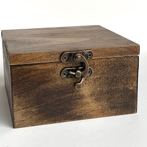 Small Wood Jewelry Box